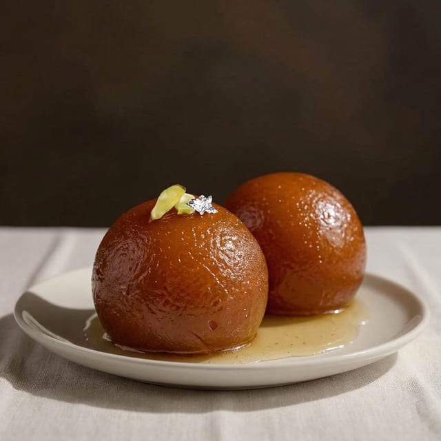 Gulab Jamun.